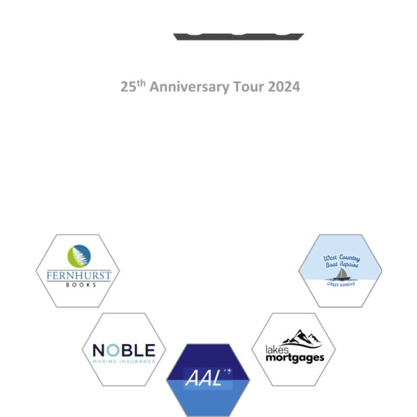 25th Nationals Polo Shirt back on dark colours DTF Thumbnail